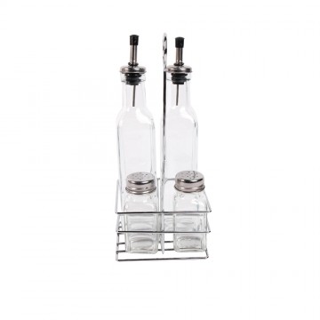 ALCUZA DE VIDRIO BASE METAL...