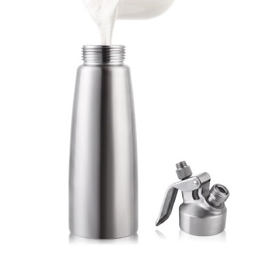 SIFON CREMA ACERO INOX 1 LT