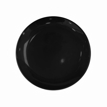 PLATO MELAMINA 16 CM NEGRO