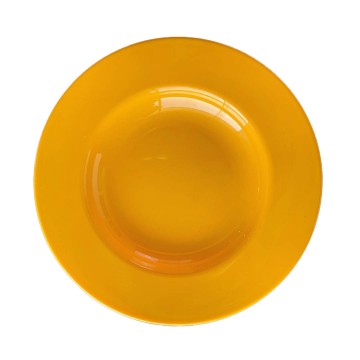 PLATO HONDO 23CM AMARILLO