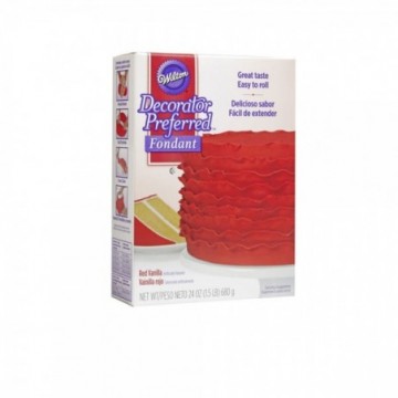 FONDANT VAINILLA ROJA