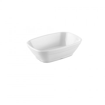 PLATO RECTANGULAR PC BLANCO