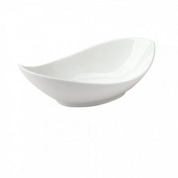 BOWL PORCELANA OVAL TWIST...