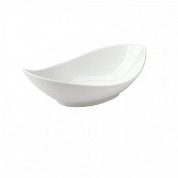 BOWL OVAL TWIST PORCELANA...