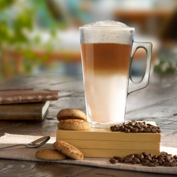 TAZA VIDRIO CON AZA MODELO...