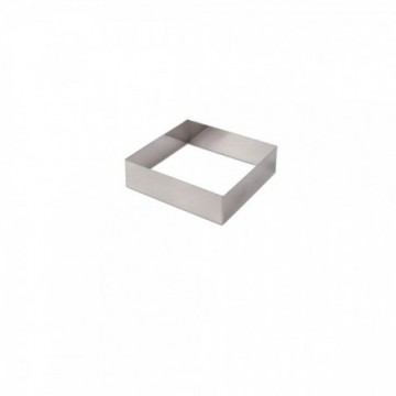 MOLDE CUADRADO ACERO INOX 8...
