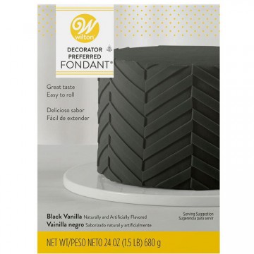FONDANT VAINILLA NEGRA