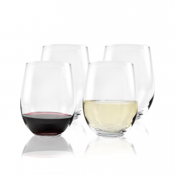 SET 4 VASOS VINO VIDRIO 540 ML